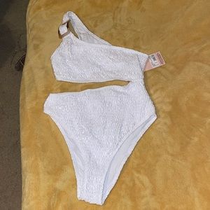 trim cutout swimsuit from prettylittlething w tags